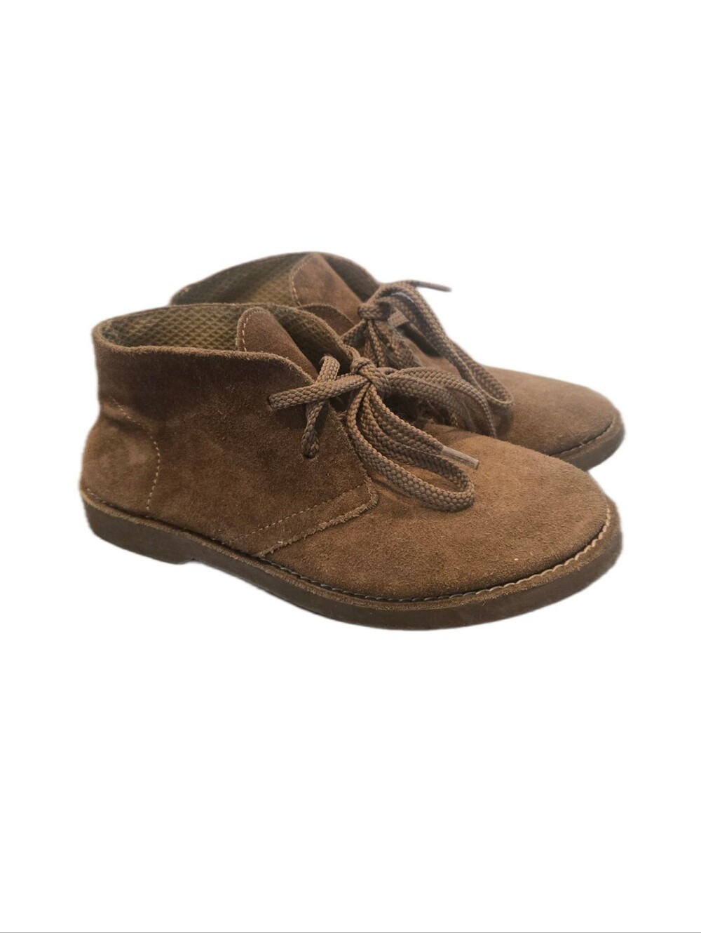 J. Crew CrewCuts Brown Suede Boys Boots Size K2